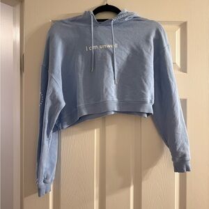 Blue Women's Hoodie Sweater
